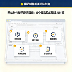 菏泽建站-网站制作新手避坑指南：5个最常见的错误与对策