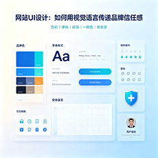 菏泽建站-网站UI设计：如何用视觉语言传递品牌信任感